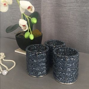Beautiful candle holders.  Set of 3